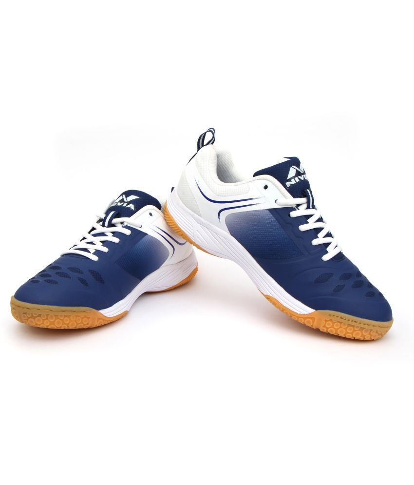     			Nivia  HY-COURT 2.0  Blue Indoor Court Shoes