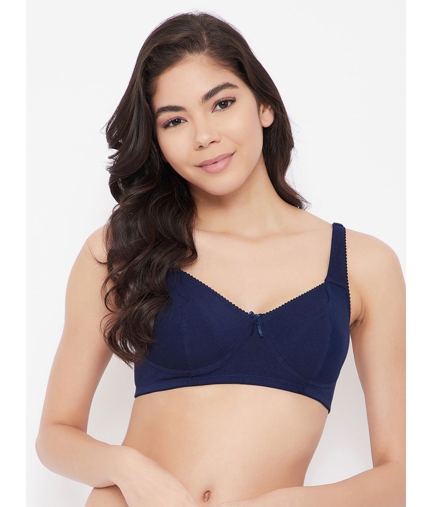     			Clovia - Multicolor Cotton Blend Non Padded Women's Everyday Bra ( Pack of 2 )