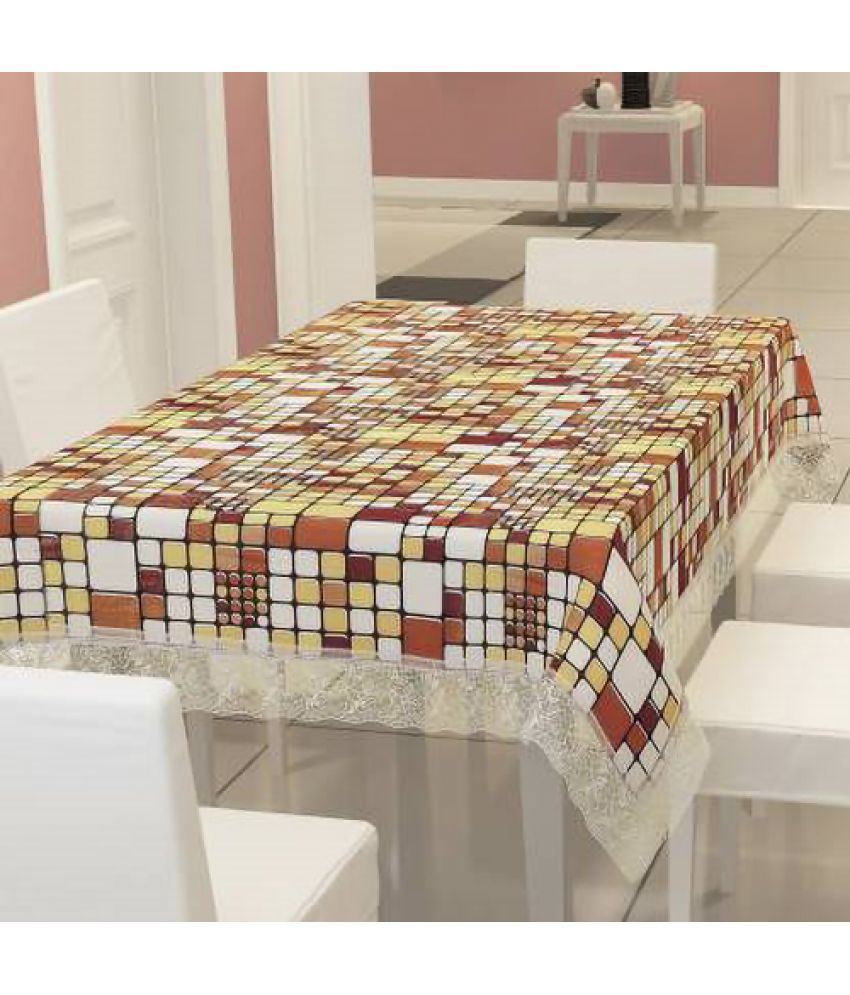     			HOMETALES Multi PVC Table Cover ( Pack of 1 )