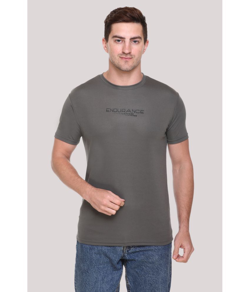     			RF RAVES - Grey Polyester Regular Fit Men's T-Shirt ( Pack of 1 )
