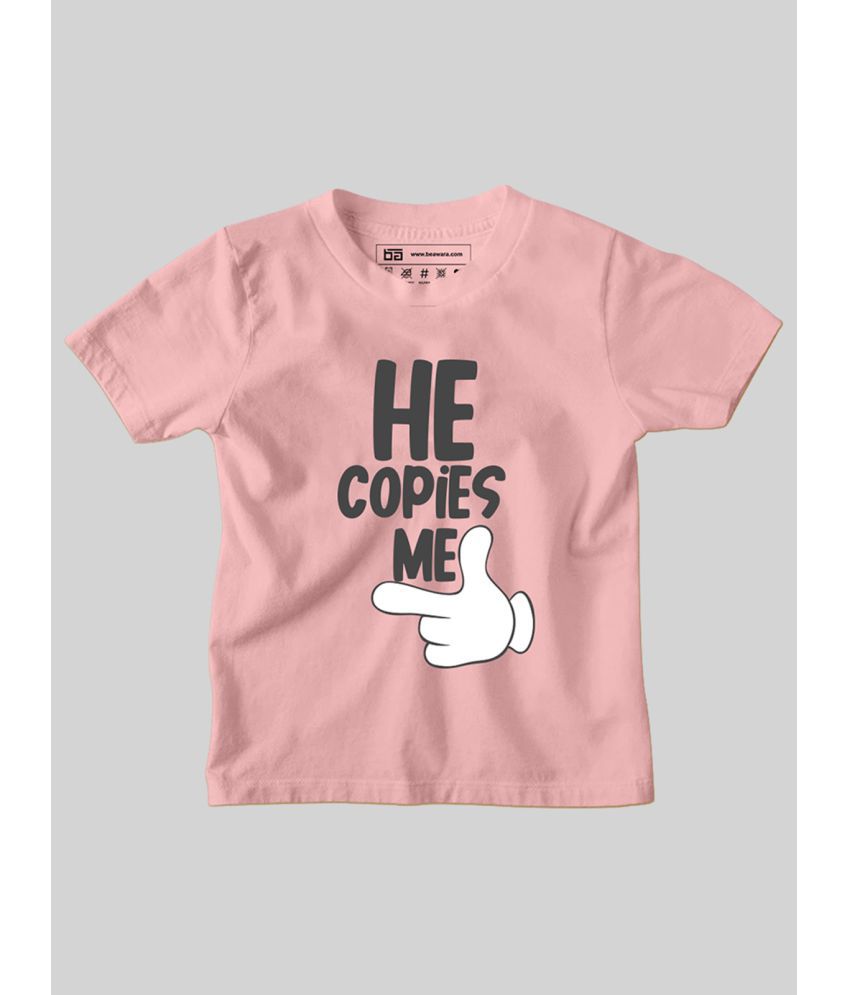     			Be Awara - Pink T-Shirt For Baby Boy ( Pack of 1 )