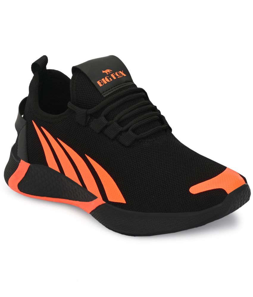     			Big Fox - Black Men's Sports Running Shoes