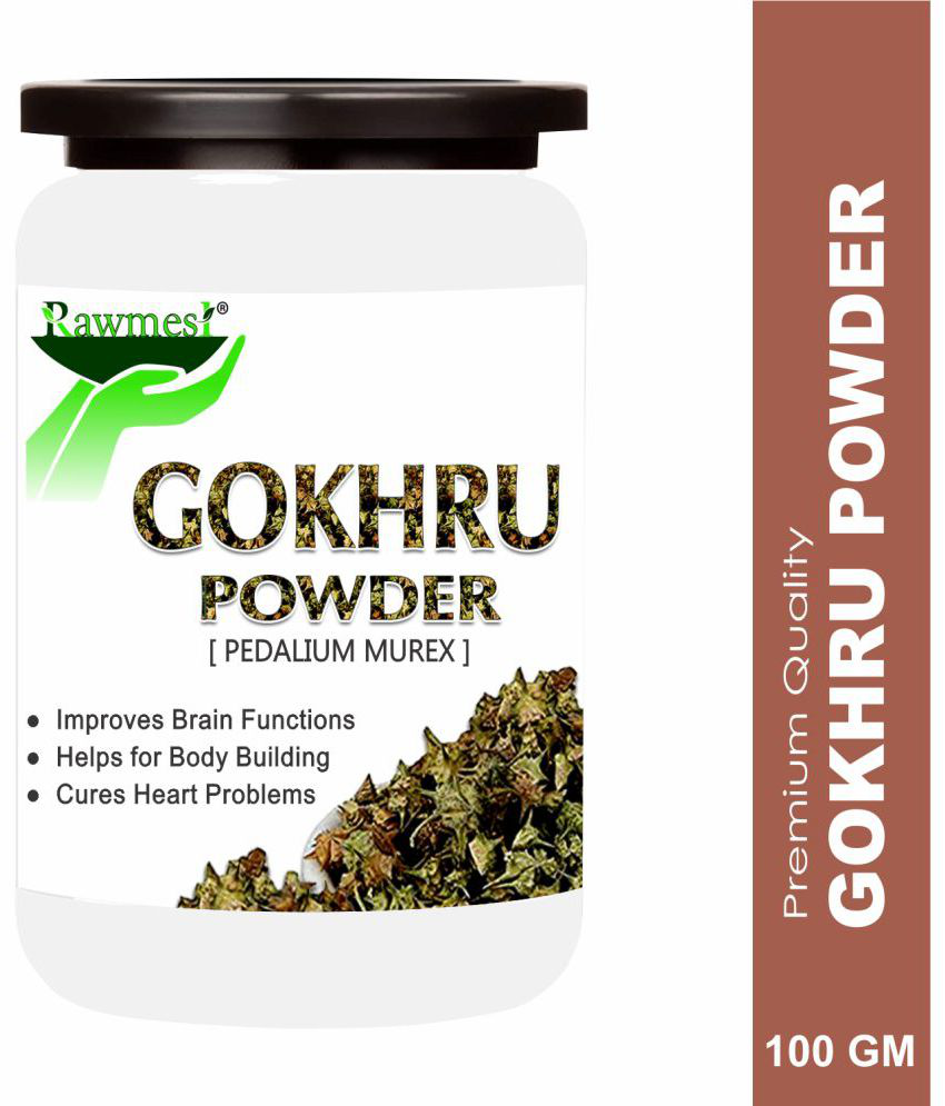     			rawmest 100% Pure Organic Gokhru Powder 100 gm Pack Of 1