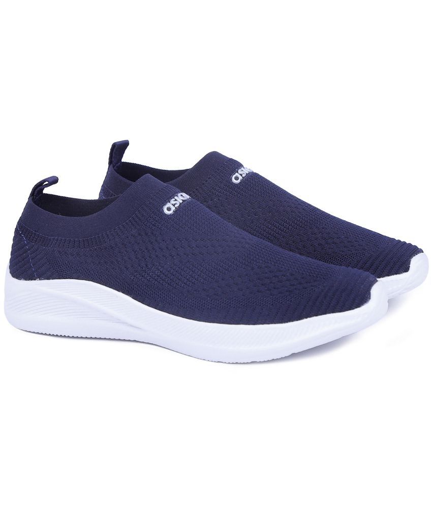     			ASIAN - WIND-04 Navy Blue Men's Sports Running Shoes