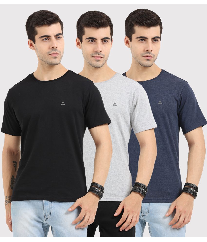     			Ardeur - Multicolor Cotton Regular Fit Men's T-Shirt ( Pack of 3 )