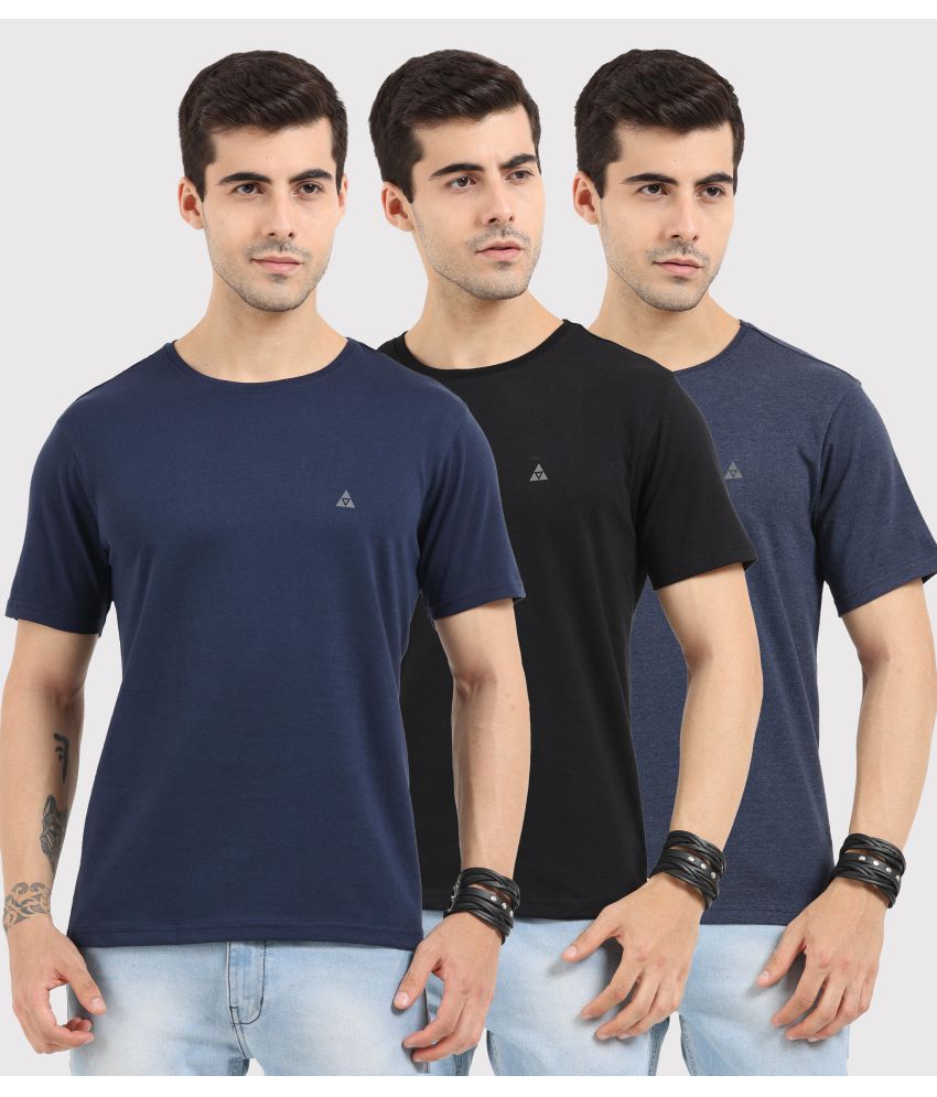     			Ardeur - Multicolor Cotton Regular Fit Men's T-Shirt ( Pack of 3 )