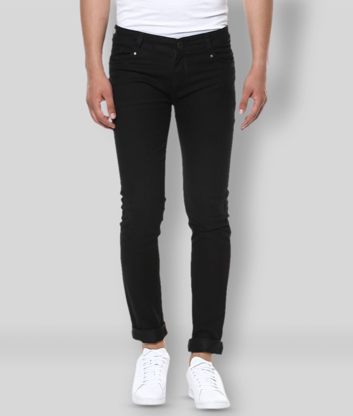     			Urbano Fashion - Black Cotton Blend Slim Fit Men's Jeans ( Pack of 1 )