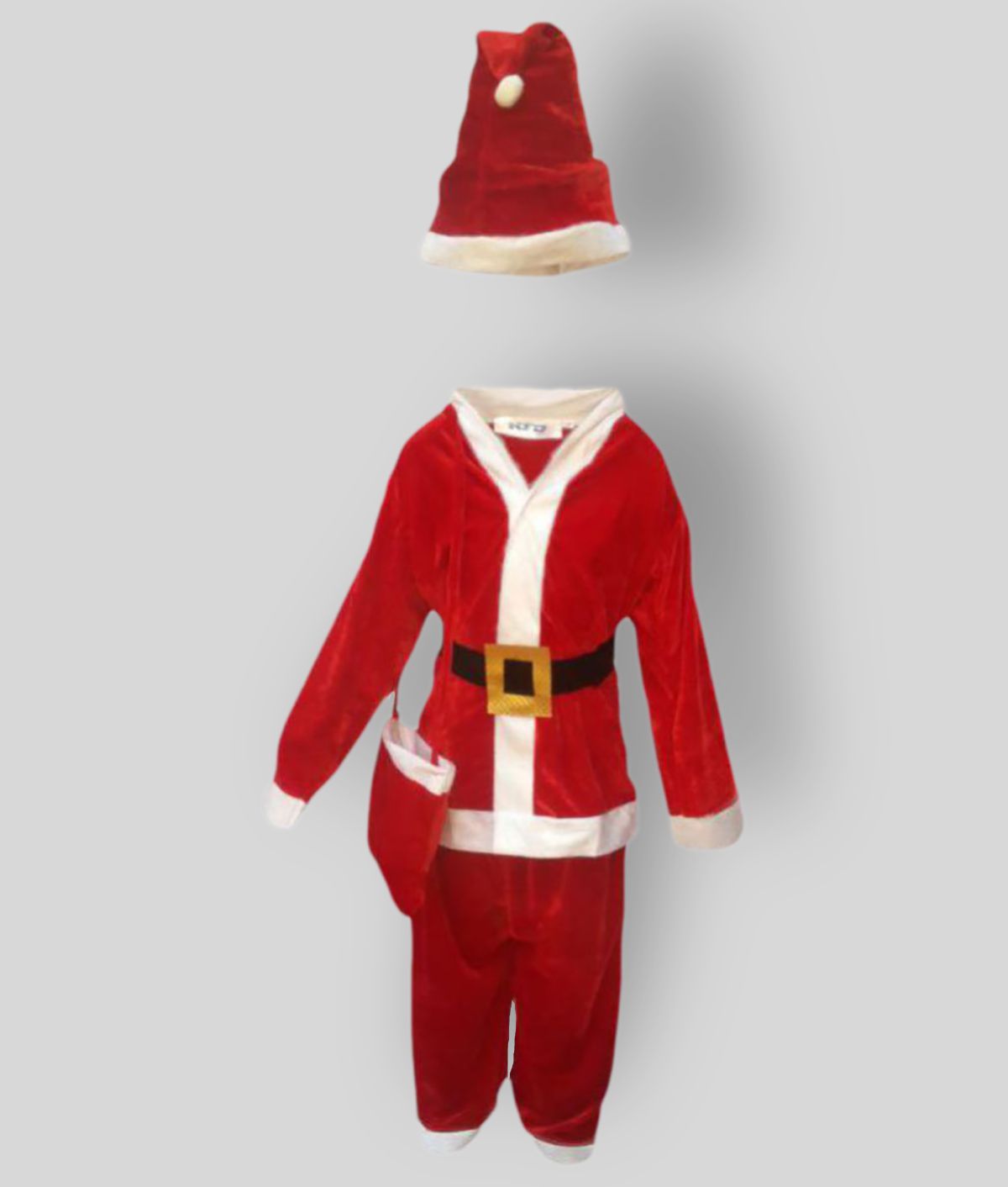     			Kaku Fancy Dresses Santa Clause fancy dress for kids,Christmas day Costume for Annual function/Theme Party/Competition/Stage Shows/Birthday Party Dress