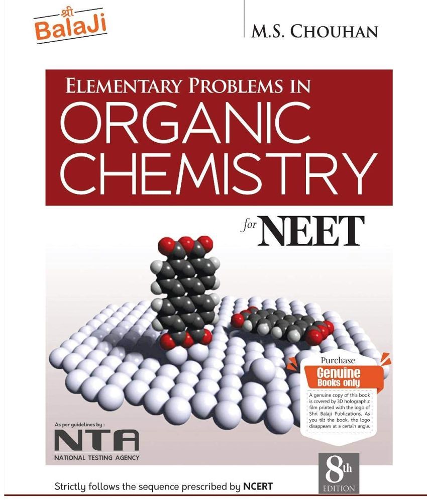     			Elementary Problems in Organic Chemistry for NEET - 8/e, 2021-22 Session Paperback by M.S. Chouhan