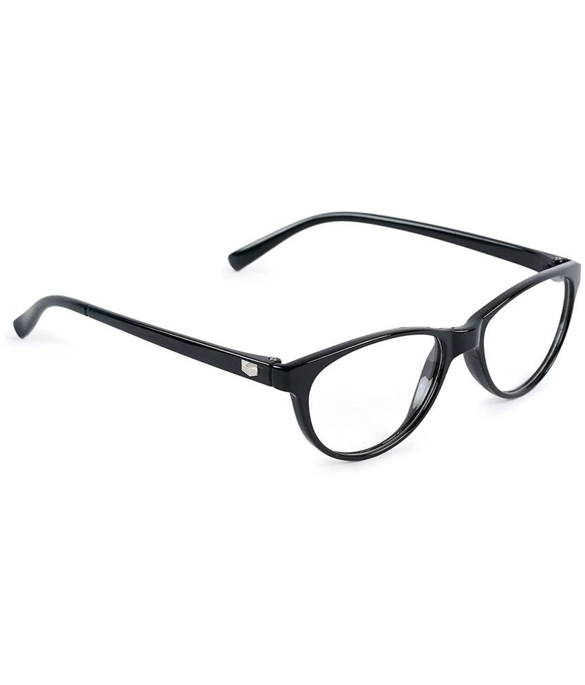 SAN EYEWEAR - Black Cat Eye Eyeglass Frame ( Pack of 1 )