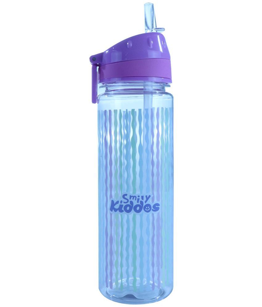     			Smily Kiddos Straight Water Bottle With Flip Top Nozzle Ribbon Theme
