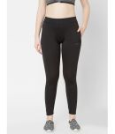 Sweet Dreams - Black Polyester Slim Fit Women's Sports Tights ( Pack of 1 )