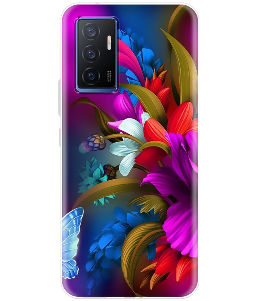     			NBOX - Multicolor Printed Cover Compatible For Vivo V23E 5G ( Pack of 1 )