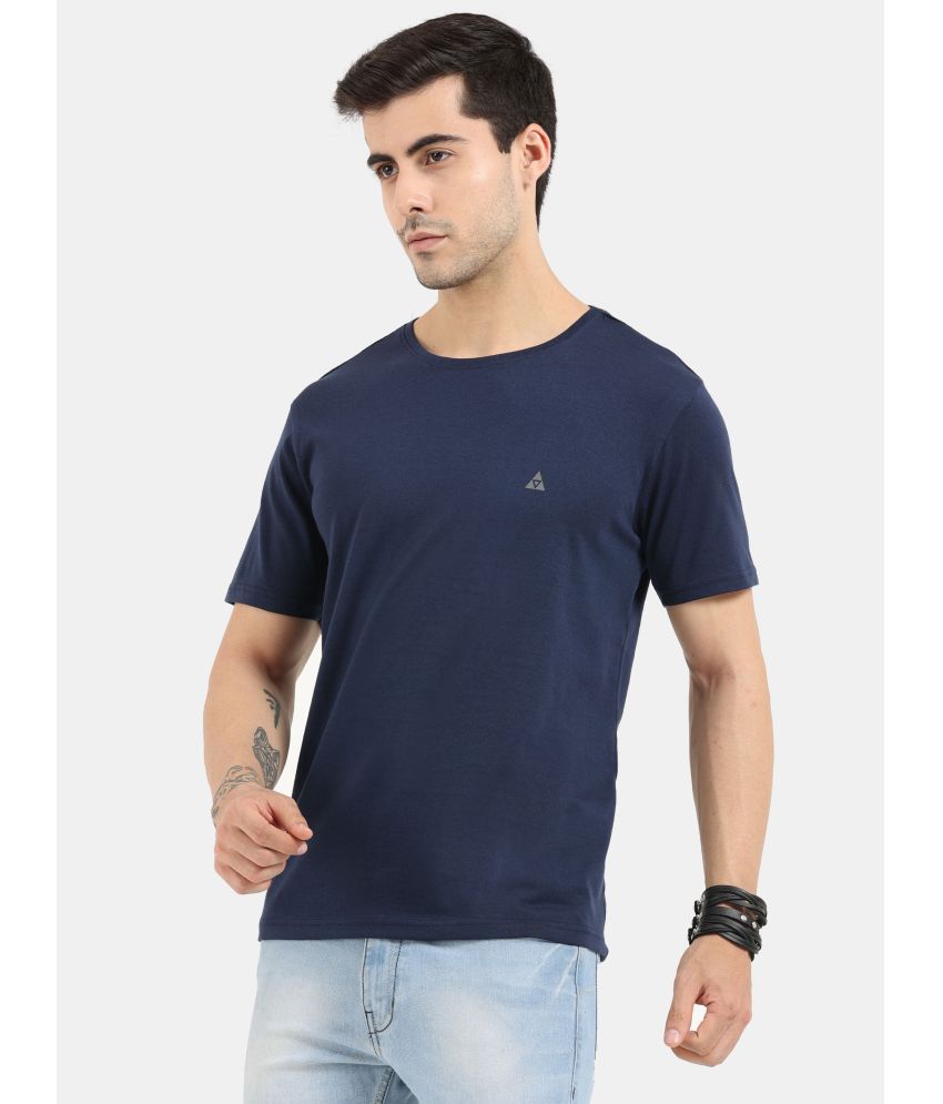     			Ardeur - Navy Blue Cotton Regular Fit Men's T-Shirt ( Pack of 1 )