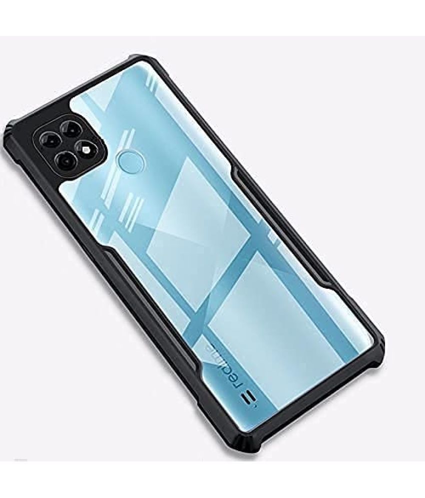     			Doyen Creations - Black Shock Proof Case Compatible For Realme C21 ( Pack of 1 )