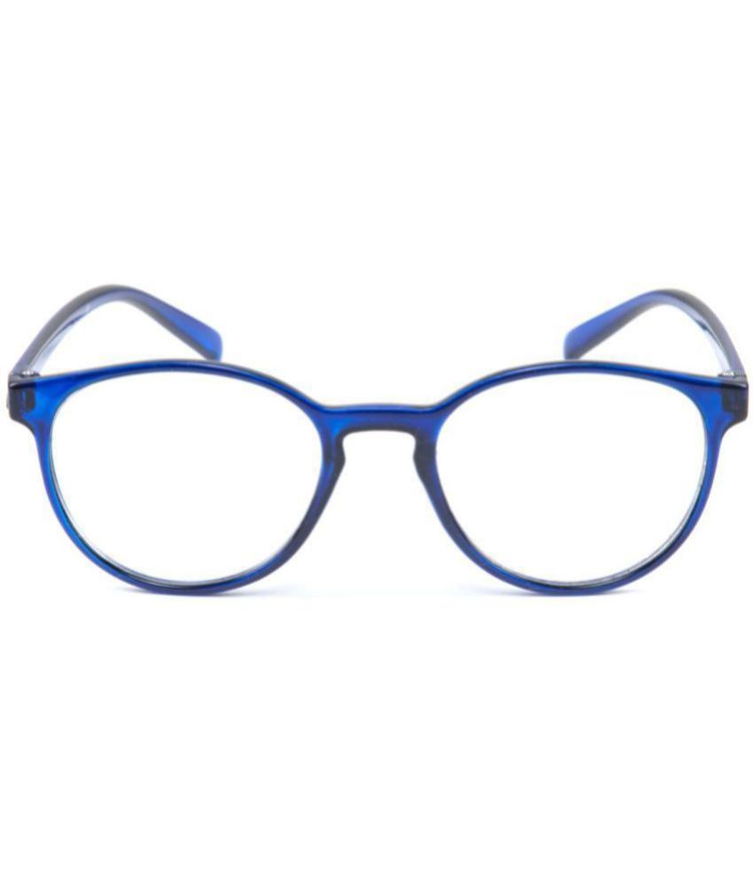 SAN EYEWEAR - Blue Cat Eye Eyeglass Frame ( Pack of 1 )