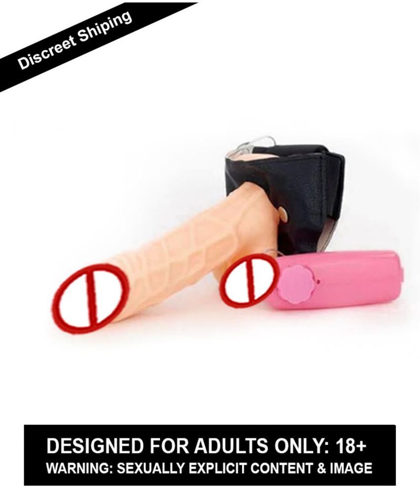     			Premium 7 Inch Strap On Realistic Solid Penis Detachable Dildo With Belt Sex Toy For Women- Crazynyt