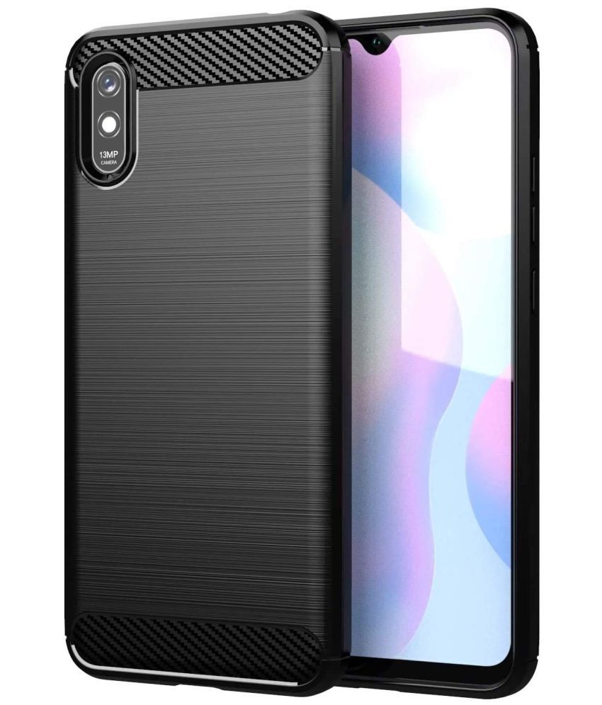     			Spectacular Ace - Black Hybrid Covers Compatible For Redmi 9A sport ( Pack of 1 )