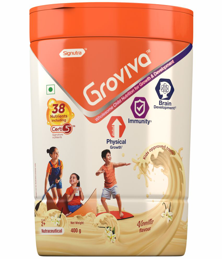     			Groviva Child Nutrition Supplement Jar Nutrition Drink for Children 400 gm