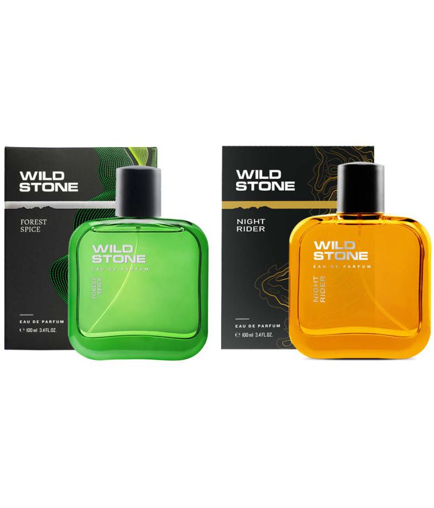     			Wild Stone Forest Spice and Night Rider Long Lasting Perfume for Men, Pack of 2(100ml each) Eau de Parfum - 200 ml (For Men)