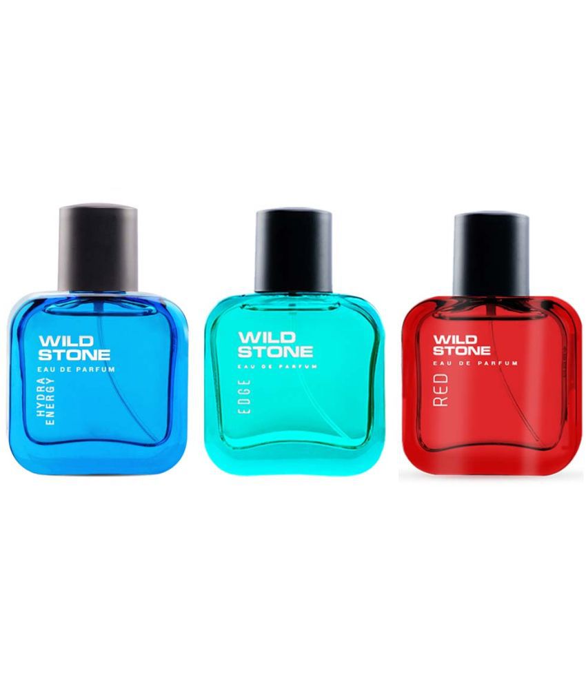     			Wild Stone Edge, Hydra Energy and Red Perfume for Men, Pack of 3 (30ml each) Eau de Parfum - 90 ml (For Men)