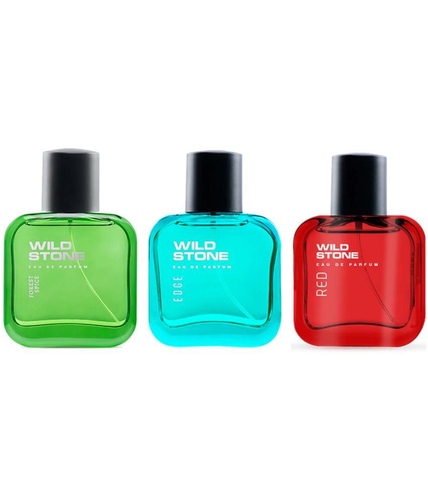     			Wild Stone Edge, Forest Spice and Red Mens Perfume, Pack of 3 ( 30ml each) Eau de Parfum - 90 ml (For Men)