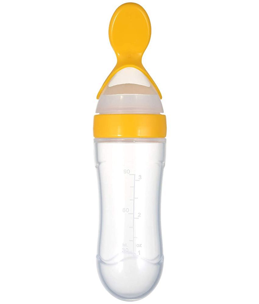 SAFE-O-KID - 90 Yellow Feeding Bottle ( Pack of 1 )