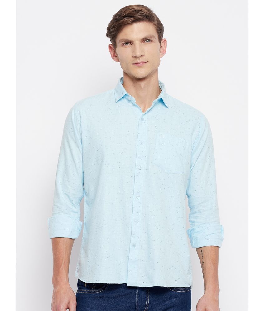     			Duke - Blue Cotton Slim Fit Men's Casual Shirt ( Pack of 1 )