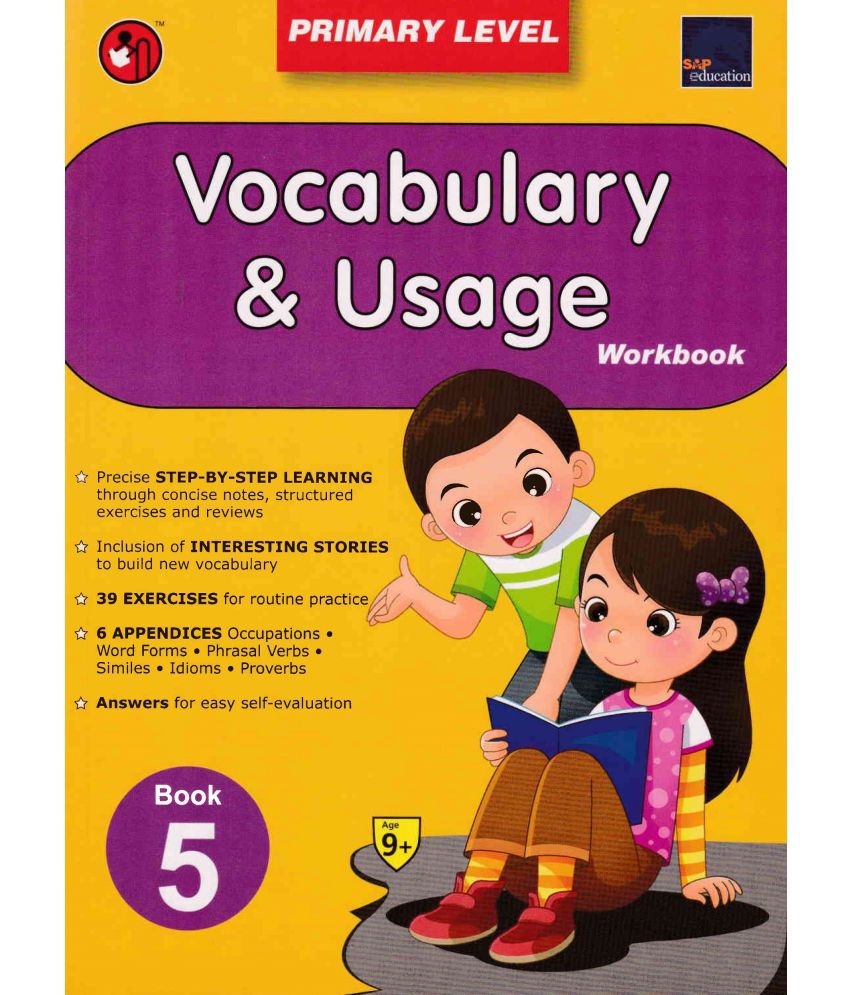     			PRIMARY LEVEL VOCABULARY AND USAGE WORK BOOK AGE 9+ BOOK 5