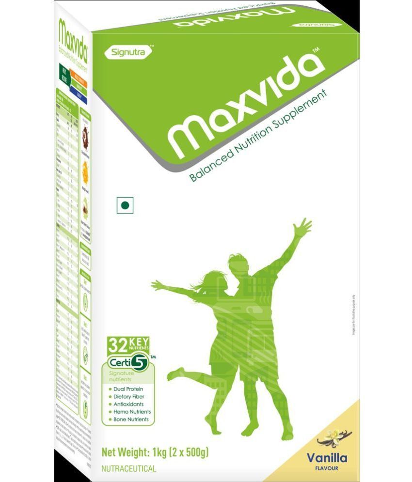     			MAXVIDA Balanced Supplement Vanilla Nutrition Drink 1000 g