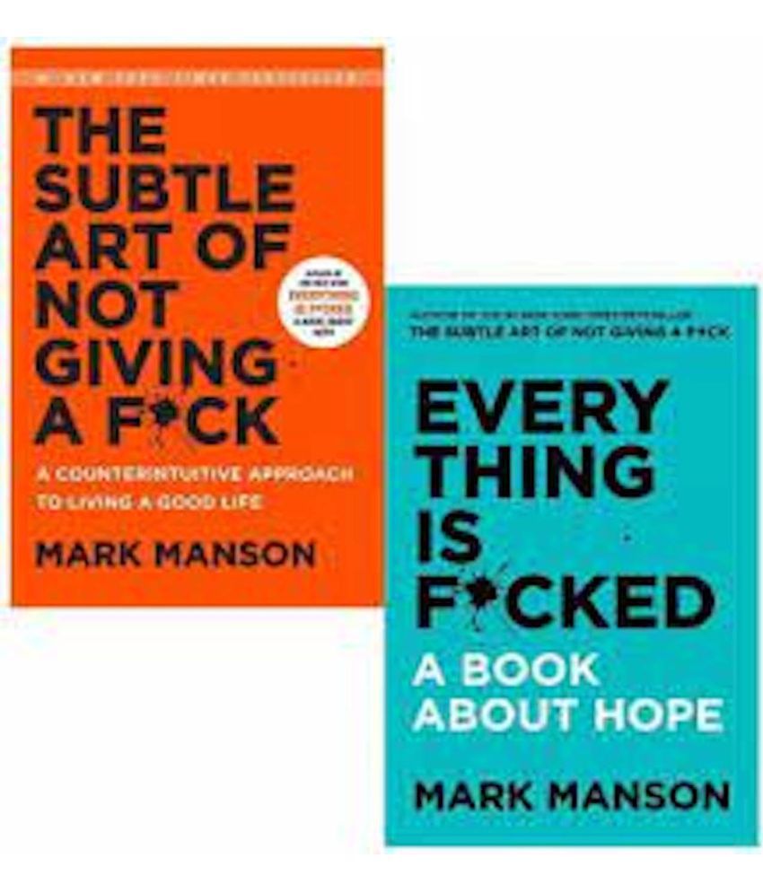     			Mark Manson Bundle Two Books (The Subtle Art Of Not Giving A F*Ck & Everything Is F*Cked )