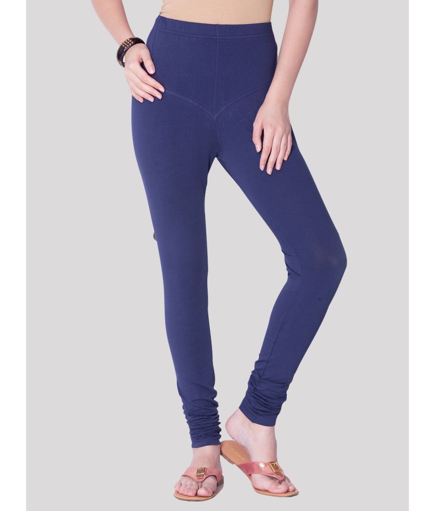     			Dollar Missy - Navy Lycra Women's Leggings ( Pack of 1 )