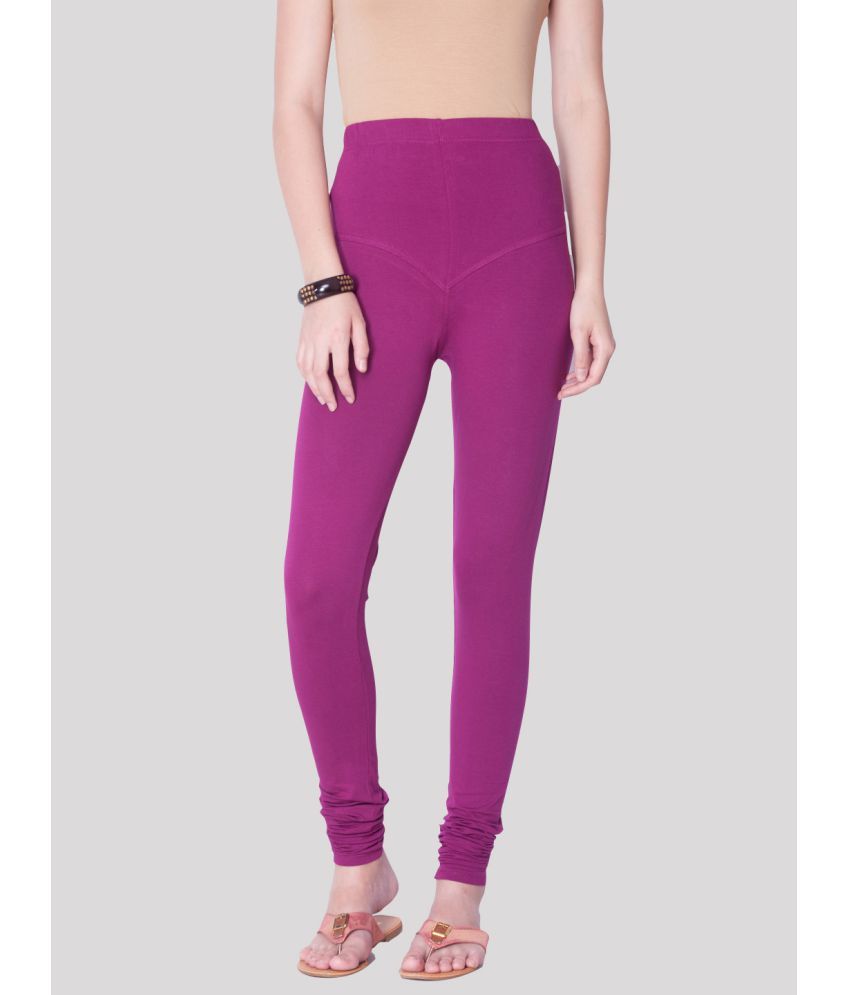     			Dollar Missy - Purple Lycra Women's Leggings ( Pack of 1 )