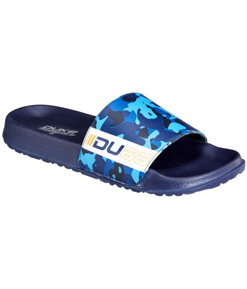     			Duke - Blue Men's Slide Flip Flop