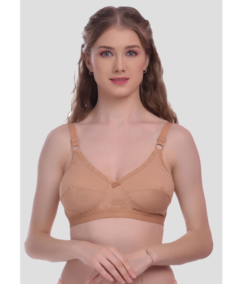     			Elina - Beige Rayon Non Padded Women's T-Shirt Bra ( Pack of 1 )