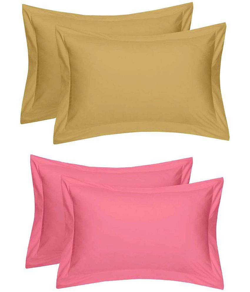     			MAHALUXMI COLLECTION Pack of 4 Multi Pillow Cover