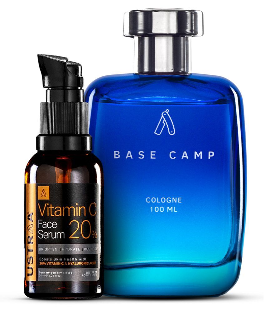     			Ustraa Vitamin C Face Serum - 30ml & Base Camp Cologne - 100ml