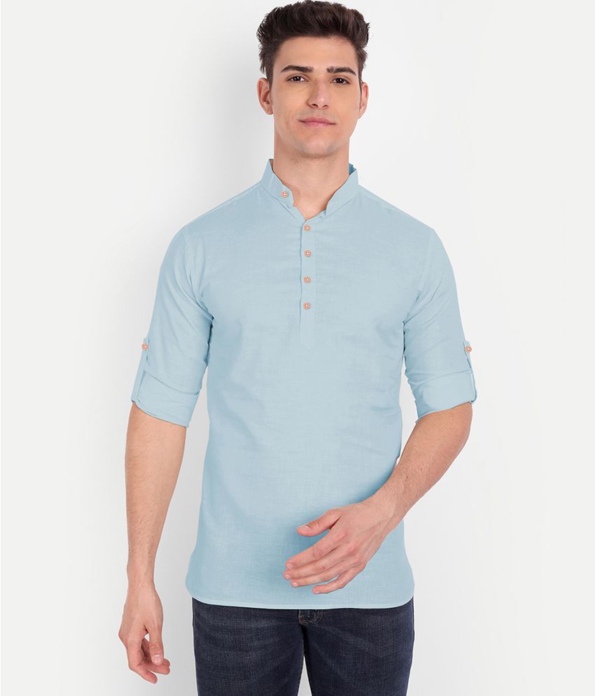     			Vida Loca - Sky Blue Cotton Slim Fit Men's Casual Shirt ( Pack of 1 )