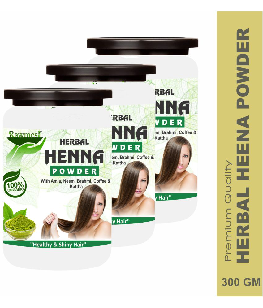     			rawmest Henna For Healthy & Shiny Hair Herbal Henna 300 g Pack of 3