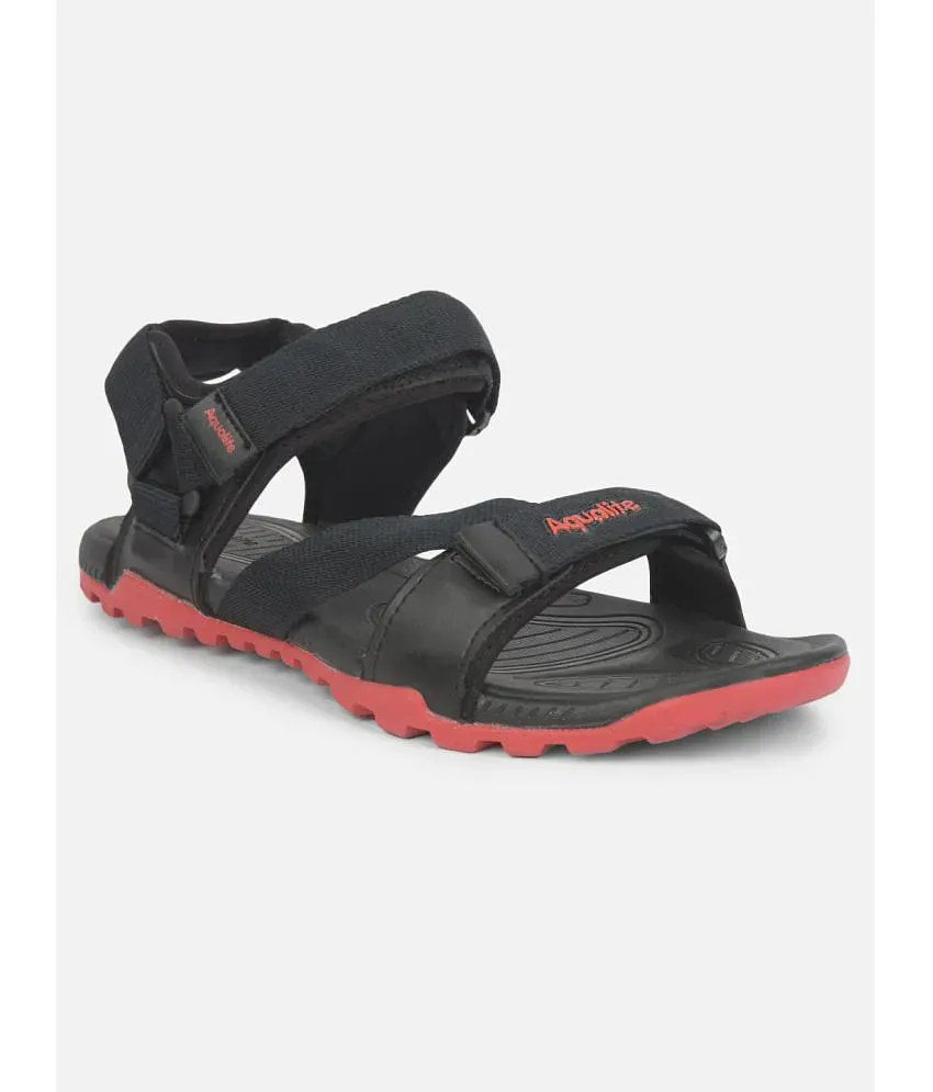 Buy Aqualite Mens Black, Tan Sandals Online at Best Prices in India -  JioMart.