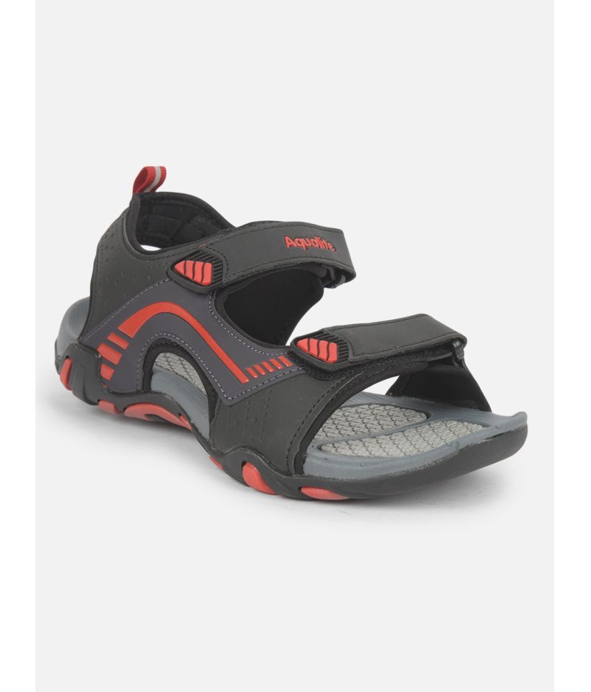     			Aqualite - Black Men's Sandals