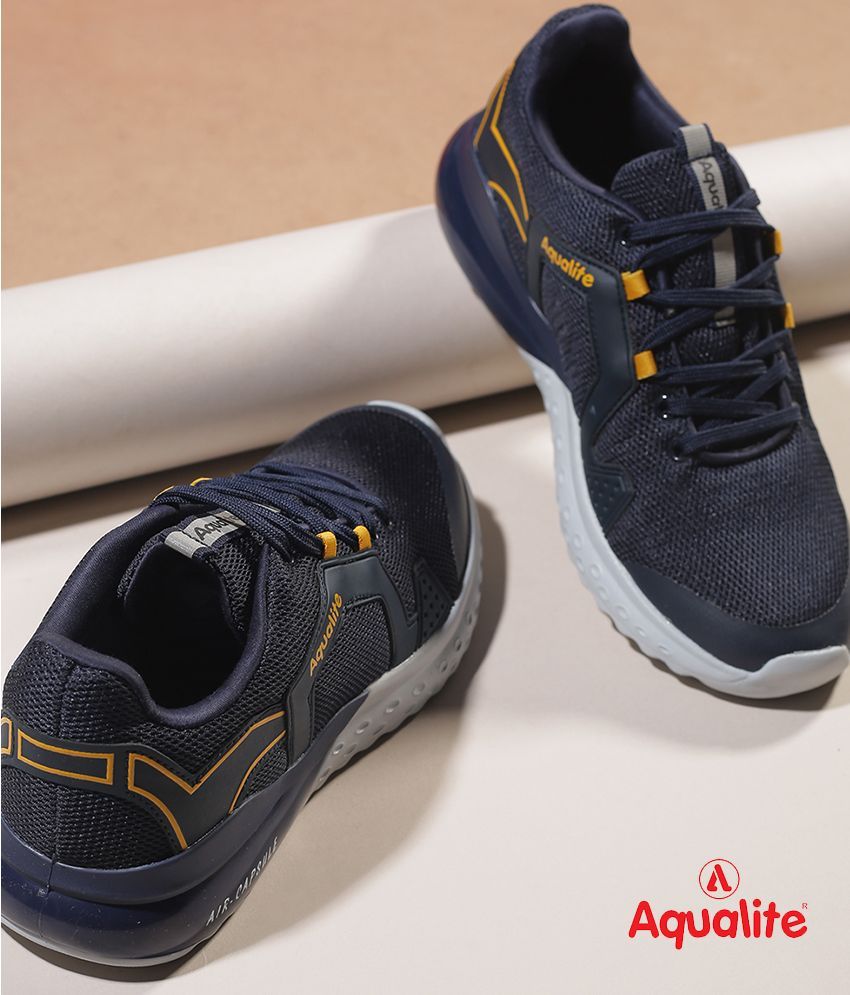     			Aqualite - Navy Men's Sports Running Shoes