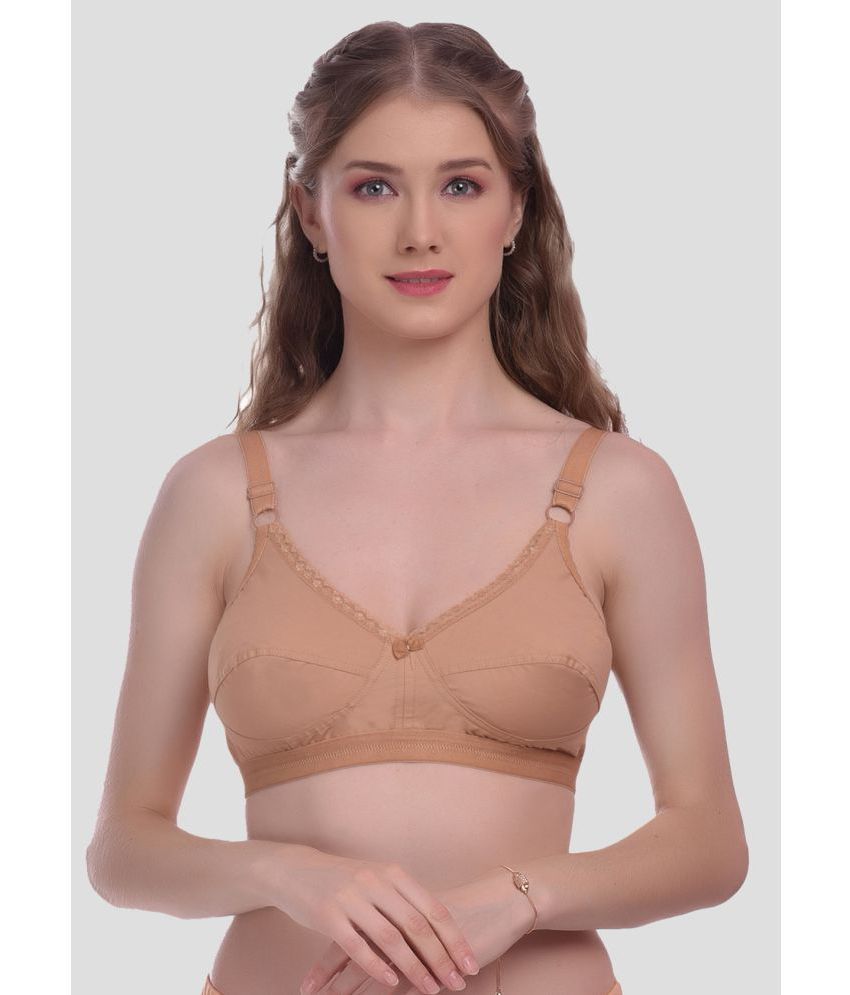     			Elina Rayon Non Padded Women's T-Shirt Bra ( Beige )