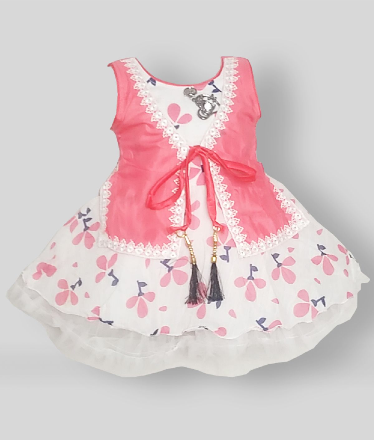     			HVM Baby Girl Party Wear Frock (12-18M, 18-24M, 2-3Y, 3-4Y, 4-5Y, 5-6Y)