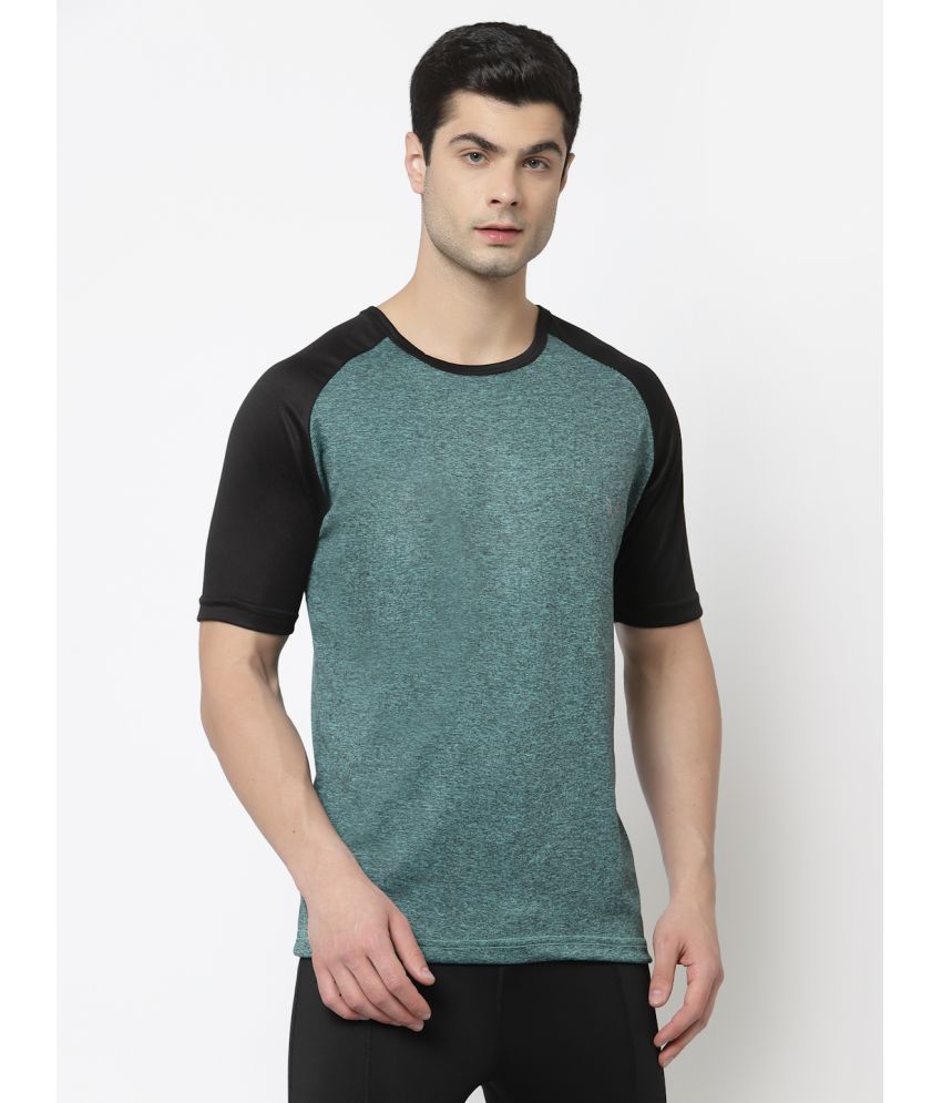     			Uzarus - Green Polyester Regular Fit Men's Sports T-Shirt ( Pack of 1 )