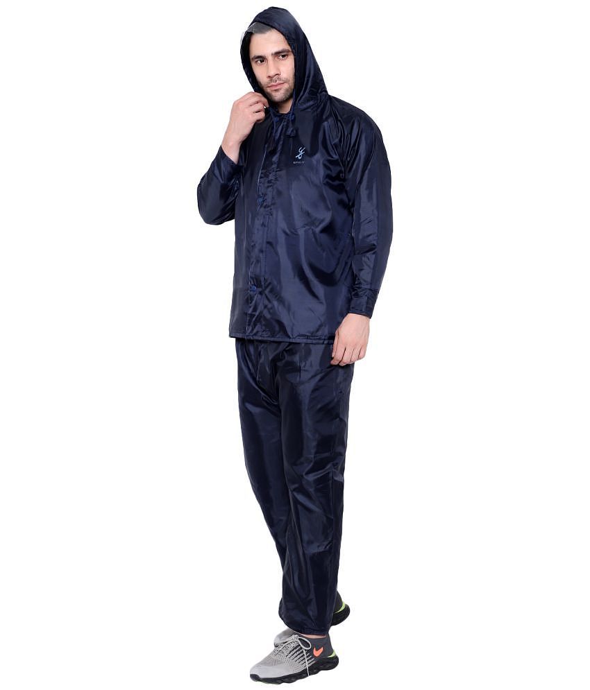 Buy Online Garg Store Zacharias Raincoat Set - Blue - None