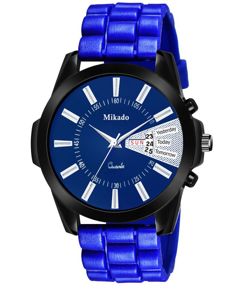     			Mikado - Blue Silicon Analog Men's Watch