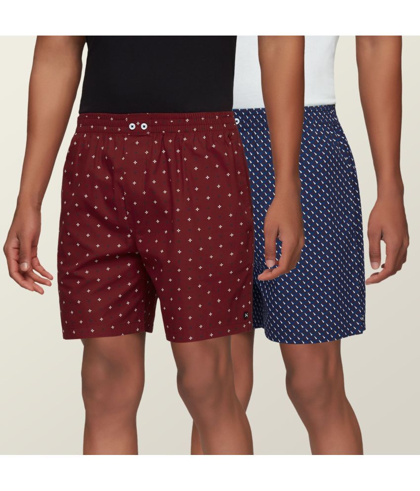     			XYXX Pack of 2 Cotton Men's Boxer- ( Multicolor )