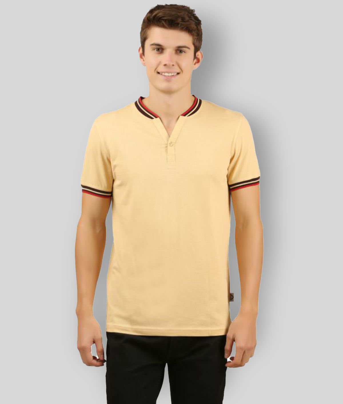     			Zebu - Turquoise Cotton Regular Fit Men's T-Shirt ( Pack of 1 )
