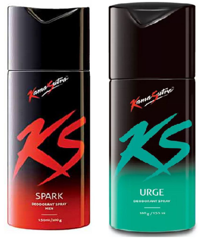     			KamaSutra - Deodorant Spray for Unisex 300ML ( Pack of 2 )